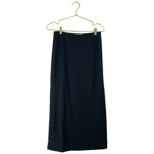 Shoedazzle Black Maxi Skirt High Waist Stretch‎ Casual Basic WP446